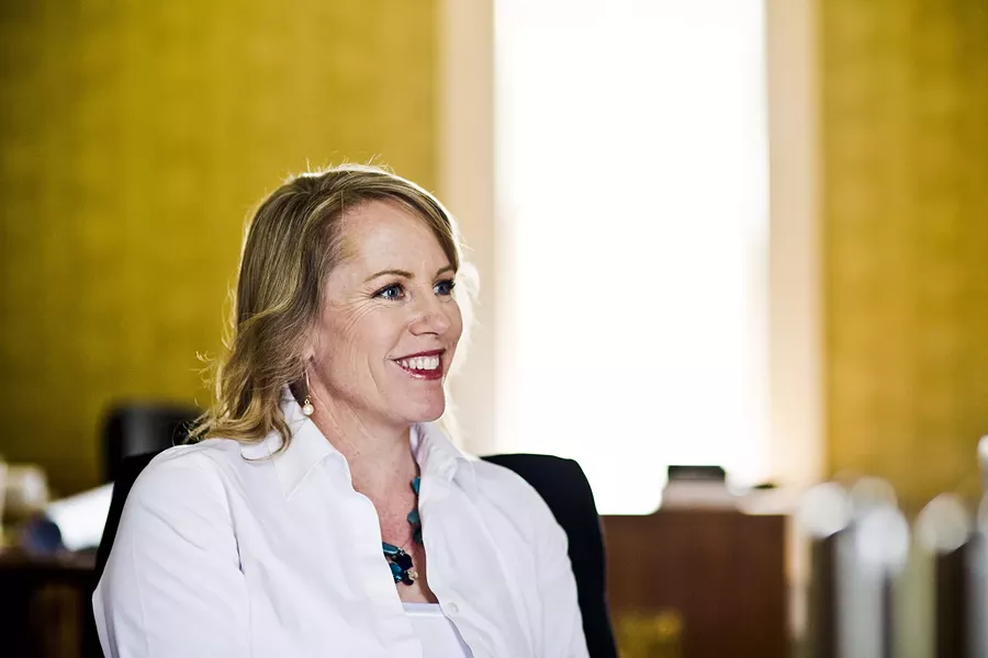 CAREN RAY: Experience is the key word for current District 4 Supervisor Caren Ray, who said there’s “no substitute” for her time on the board since her appointment by Gov. Jerry Brown on Oct. 8 last year. - PHOTO BY HENRY BRUINGTON