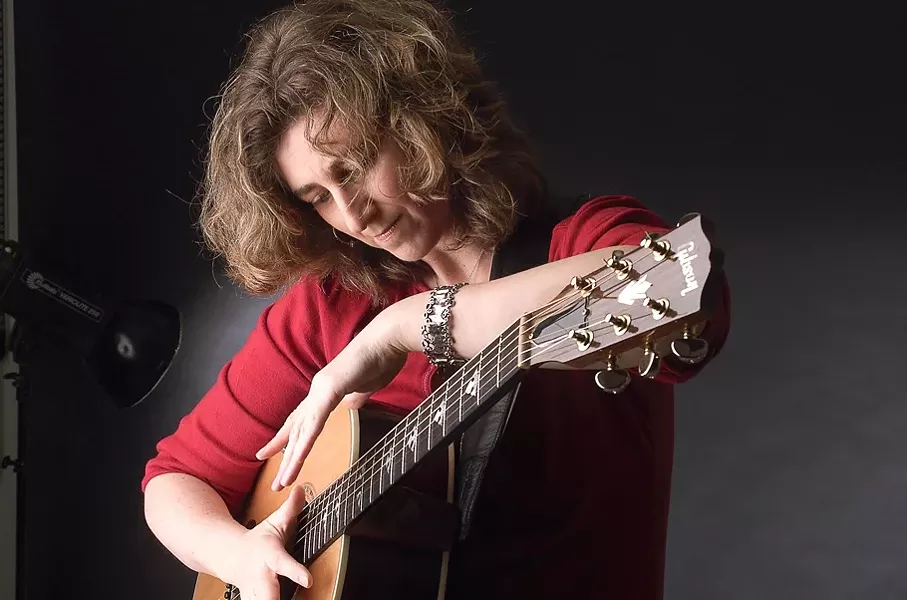 STRING GENIUS : Virtuoso guitarist Vicki Genfan plays Jan. 13 at Steve Key’s songwriter showcase at The Clubhouse, and Jan. 14 at Santa Maria’s 3rd Coast Café. - PHOTO COURTESY OF VICKI GENFAN