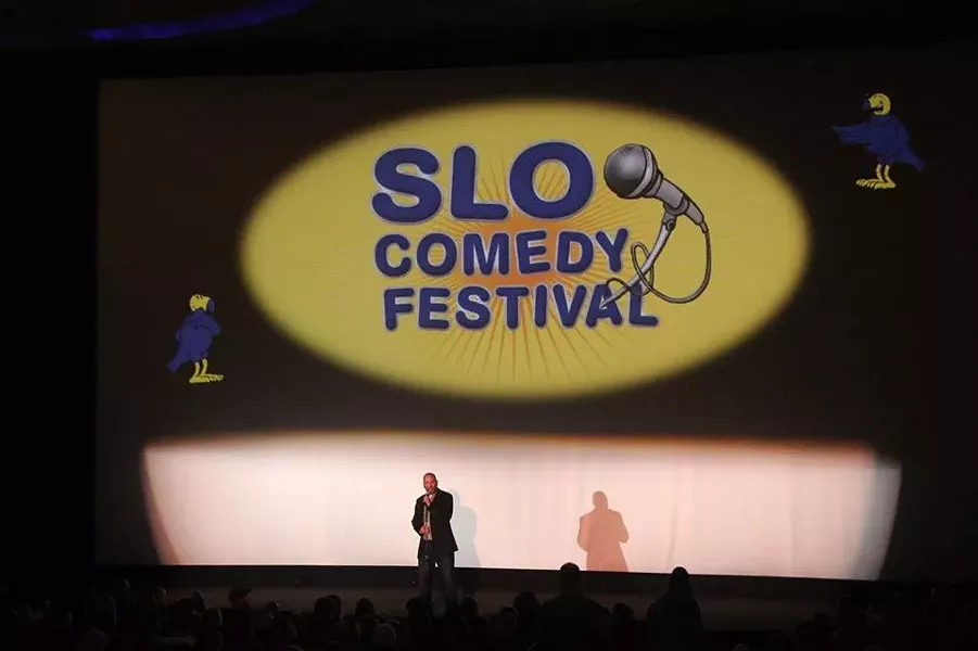FEST FOR THE REST OF US: Eric Shantz hosts the concluding Best of the Fest event at The Fremont at last year’s SLO Comedy Festival. - PHOTO COURTESY OF SLO COMEDY FESTIVAL