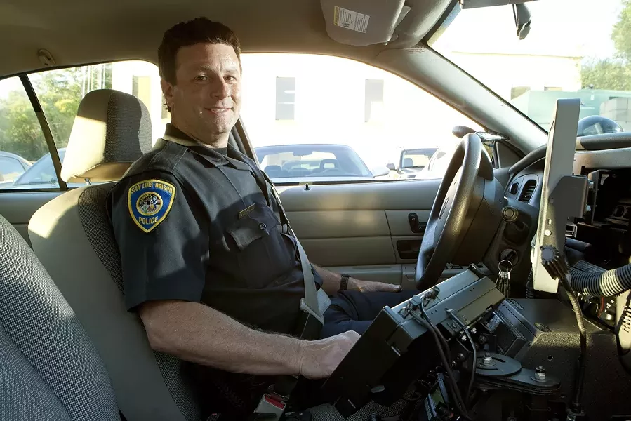 BILL PROLL: Lieutenant and Night Watch Commander, SLOPD - PHOTO BY STEVE E. MILLER
