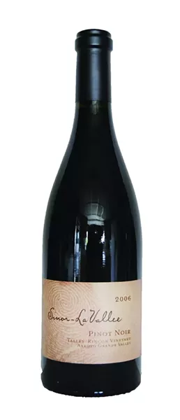SINOR LAVALLEE 2012 PINOT NOIR SLO COUNTY: