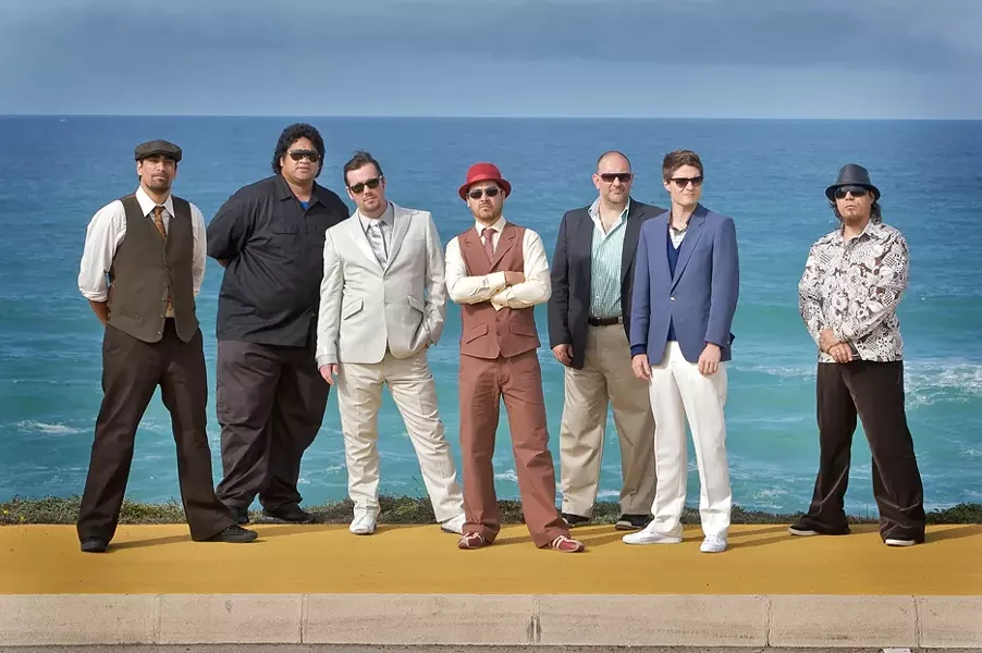 LIFE’S A BEACH: The 10th Anniversary Summer Solstice Reggae Festival begins on June 20 at Avila Beach Resort, featuring headliner Fat Freddy’s Drop. - PHOTO COURTESY OF FAT FREDDY’S DROP