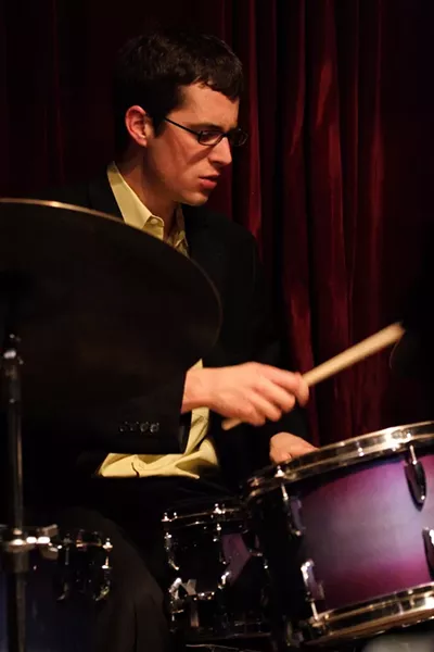 YOUNG LION : NYC drummer/composer Matt Slocum will bring his skills to Cuesta College on March 15 to promote his debut album Portraits. - PHOTO BY TIM SCUDDER