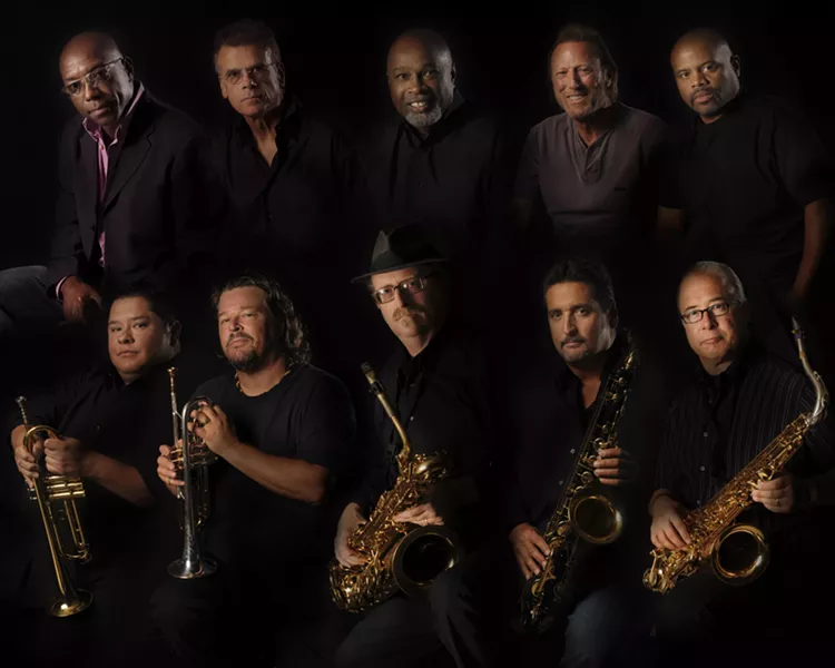 OAKTOWN HEROES : Oakland-bred soul act Tower of Power, now in their 41st year, plays the 17th Annual Avila Blues Festival, on May 30. - PHOTO COURTESY OF TOWER OF POWER