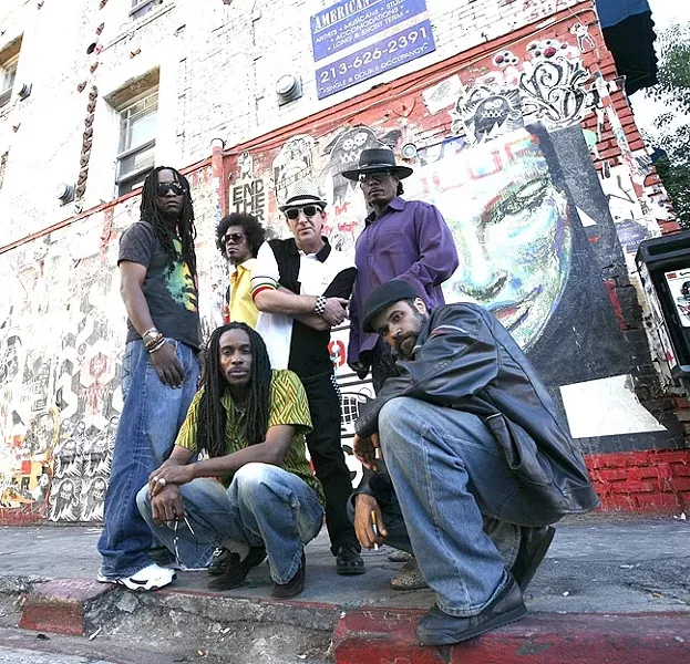 DREAD RANGERS: LA reggae act Dread Daze plays Frog and Peach on May 22. - PHOTO COURTESY OF DREAD DAZE
