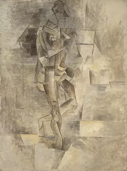 FEMALE NUDE, 1910: - ARTWORK BY PABLO PICASSO, COURTESY OF THE SANTA BARBARA MUSEUM OF ART