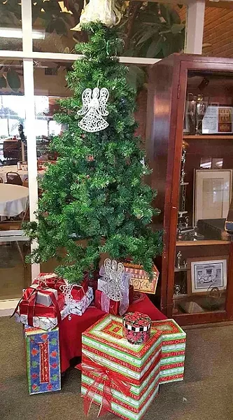 A STOLEN CHRISTMAS: Someone stole about $1,000 worth of gifts from the San Luis Obispo Elks Lodge, which collected the gifts to give to homeless children and families who are not able to purchase gifts during the holiday season. - PHOTO COURTESY OF VIVIAN BOAZ