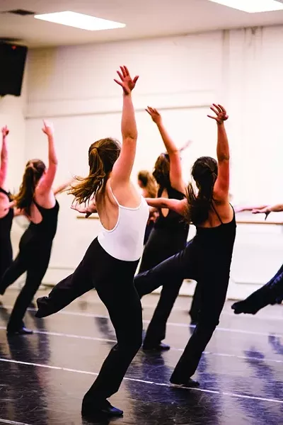 JAZZ HANDS: The San Luis Jazz Dancers move as one body. - PHOTO BY HENRY BRUINGTON