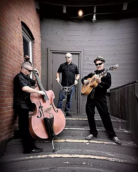 COW BOP: Rooster Ra plays Frog and Peach Pub on Oct. 14, delivering “skankin’ psycho-billy cow-bop bliss.” - PHOTO COURTESY OF ROOSTER RA