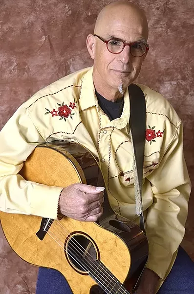 BIG BUNCH OF BLUES : Dorian Michael plays solo fingerstyle guitar on April 15, in Bru Coffeehouse. - PHOTO COURTESY OF DORIAN MICHAEL