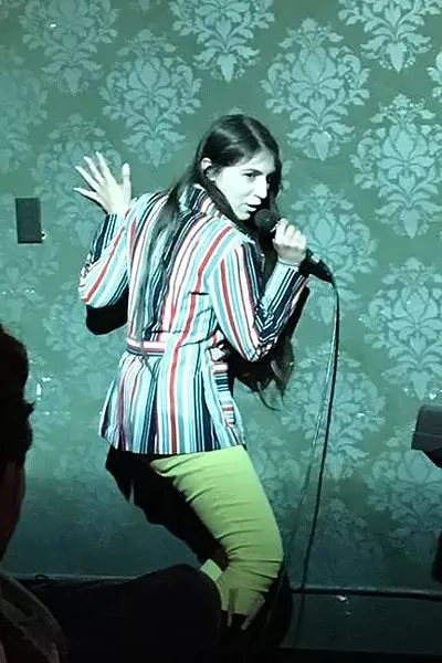 JUST TRY NOT TO LAUGH: SLO comedian Biba Pickles’ stand-up act has a theatrical bent and tackles everything from being bipolar, sex, and failed attempts at learning to drive. - PHOTO COURTESEY OF BIBA PICKLES