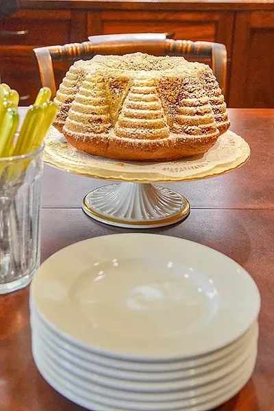 WHAT BETTER TO BAKE WITH: Add Limerock Orchards walnut butter to any baked good in place of oil and notice how moist the end result becomes. Pictured, Deanne Gonzales’ walnut pumpkin cake. - PHOTO COURTESY OF AMY JOSEPH