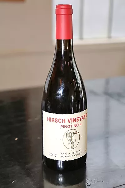 ONE CRAZY VINTAGE : Darren Delmore used an online wine auction website to find the rare 2007 Hirsch Vineyard pinot noir that changed his life forever. Like his experiences at the Sonoma coast winery, it is rich, tart, and very complicated. - PHOTO BY DYLAN HONEA-BAUMANN