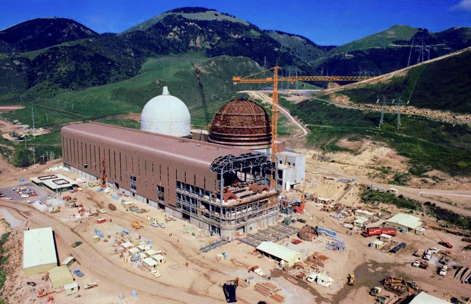IN THE BEGINNING : Plans for the power plant were developed in the 1960s and ’70s but Diablo wasn’t built until the mid-1980s. - PHOTOS COURTESY OF PG&E