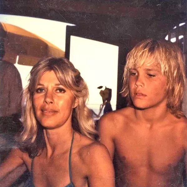 RANCH DAYS: Josh Brolin with his mom, Jane Cameron Agee. - PHOTO COURTESY OF JOSH BROLIN