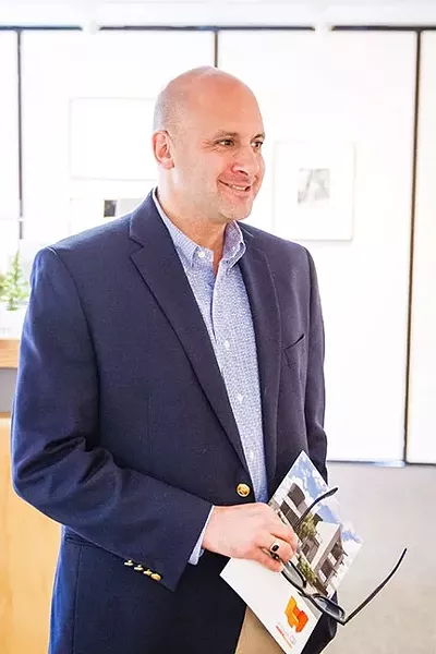 MONEY GUY: Jeff Al-Mashat was brought on in October 2016 as SLOMA’s capital campaign director to help raise $15 million for the new building. - PHOTO BY JAYSON MELLOM