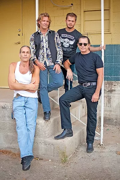 BLUESMEN: Tommy Castro & The Painkillers play the SLO Blues Society show on Dec. 3, in the SLO Vets Hall. - PHOTO COURTESY OF TOMMY CASTRO & THE PAINKILLERS