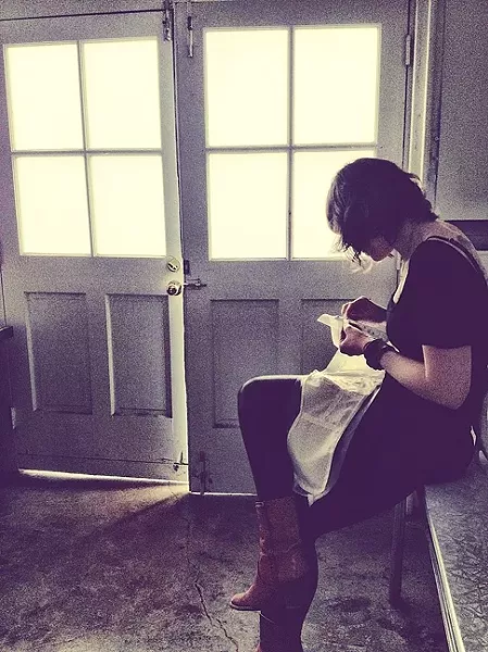 HANDMADE : Each item of clothing for Scissor Clothing is designed, patterned, and sewn by SLO-based designer Kate White. - PHOTO COURTESY OF KATE WHITE