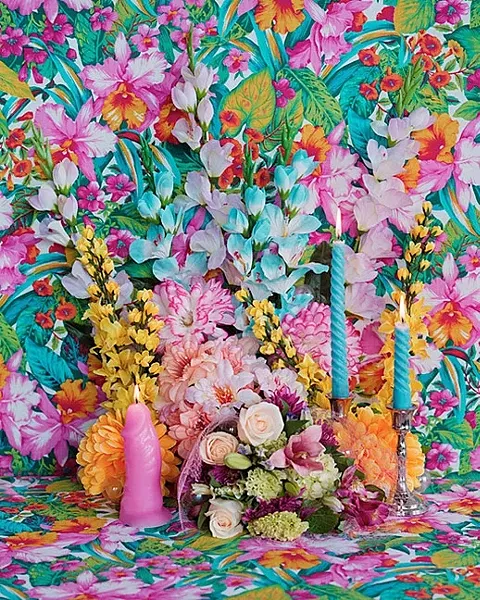 SO KITCH: Philadelphia based artist Rachel Stern’s studio photographs, like Still Life with Real and Fake Flowers and Adoration of Death, focus on aesthetics and beauty in everyday life. - PHOTO COURTESY OF RACHEL STERN