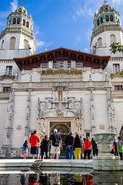 ETHEREAL: Because of the cathedral-esque exterior of Casa Grande, many visitors assume that Hearst was deeply religious. In fact, while he identified as “a Christian of no particular sort,” he rarely attended church. - PHOTO BY JAYSON MELLOM