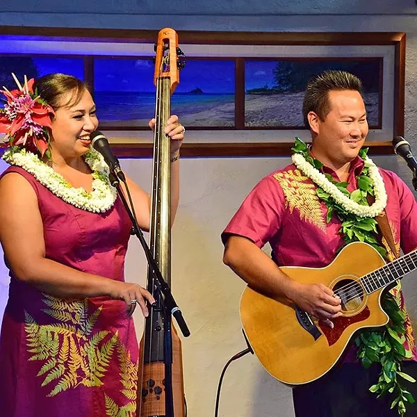 HAWAIIAN CHRISTMAS: Kupaoa of Kauai, Hawaii, plays Los Osos’ St. Benedict’s Church on Dec. 2. - PHOTO COURTESY OF KUPAOA