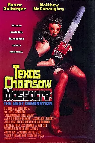 STAR-STUDDED FLOP: Even early performances by Renée Zellweger and Matthew McConaughey couldn’t save 'Texas Chainsaw Massacre: The Next Generation.' - PHOTO COURTESY OF COLUMBIA PICTURES
