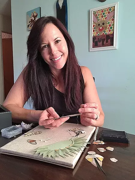 ARTIST AT WORK: Lena Rushing has created art in SLO County for the past 20 years.