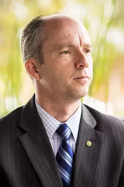 PROPOSITION OPPOSITION: Dan Dow is one of several California District Attorneys to speak out against Proposition 57. - FILE PHOTO BY HENRY BRUINGTON