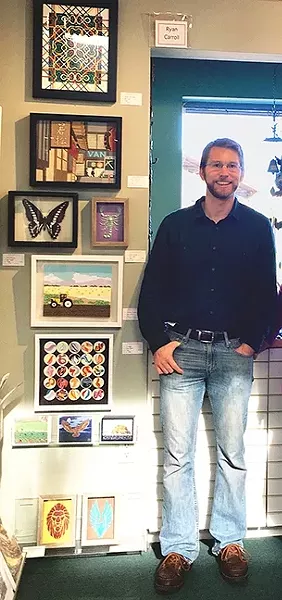 PAPER MASTER: Pismo Beach-based artist Ryan Carroll has been working with paper cutting for the past two years. - PHOTO COURTESY OF GALLERY AT MARINA SQUARE