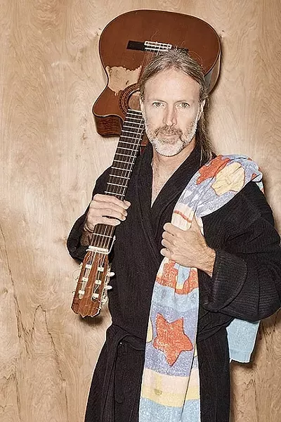 HOT WATER AND HOT MUSIC : Next Weekend, on May 12 to 14, the Folk-N-Soak returns to Paso’s Franklin Hot Springs for three days of music, camping, and fun, hosted by Christopher Hawley (pictured). Expect about a dozen acts! - PHOTO COURTESY OF CHRISTOPHER HAWLEY