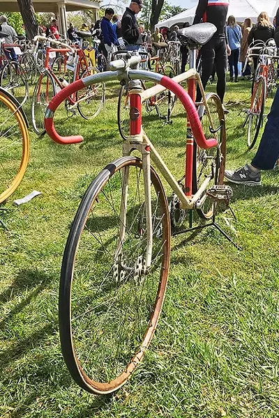 OLDIES BUT GOODIES: All the bicycles involved in Eroica events have to be pre-1987 or older. - PHOTOS BY GLEN STARKEY