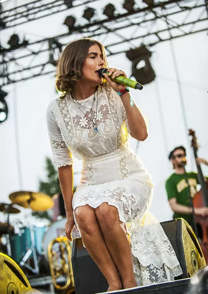 SOLO JADE Jade Castrinos (formerly of Edward Sharpe and the Magnetic Zeros) opens for Cat Power on June 28, in the Fremont Theater. - PHOTO COURTESY OF JADE CASTRINOS