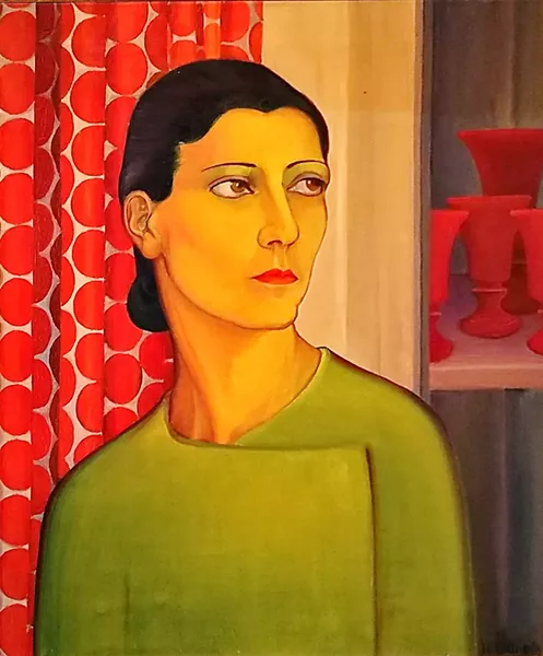 WOMEN OF ART Gretchen by artist Helen Hunt Reid is thought of as the mascot of the permanent collection, perhaps representing all those who worked to create the museum back when it was still an art association. - IMAGE COURTESY OF THE SAN LUIS OBISPO MUSEUM OF ART