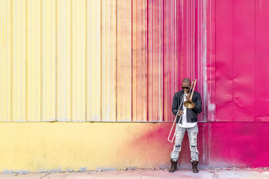 TREMÉ KID Troy Andrews, aka Trombone Shorty and his band Orleans Avenue, plays the Avila Beach Golf Resort on Aug. 25. - PHOTO COURTESY OF TROMBONE SHORTY