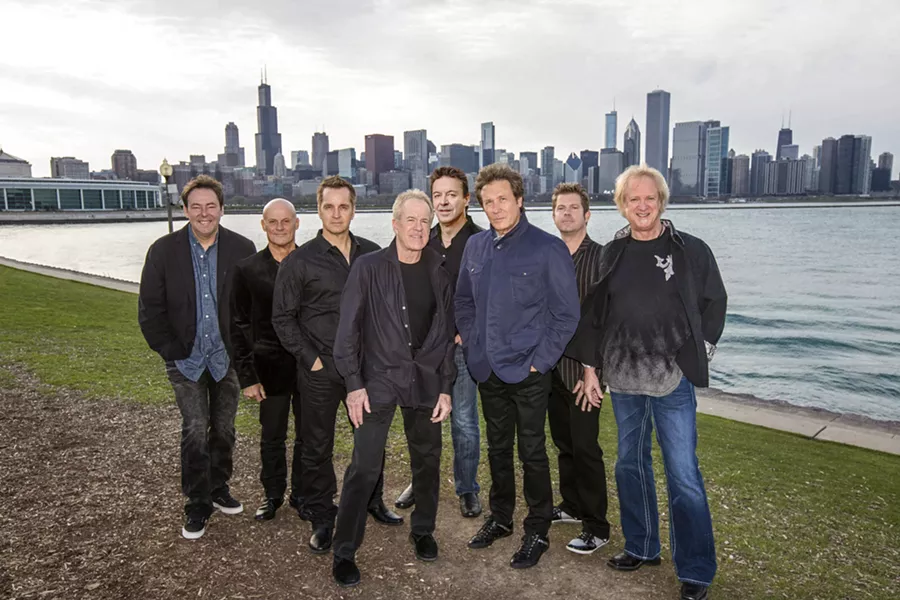 ROCKIN' HORNS Vina Robles presents Rock and Roll Hall of Fame inductee Chicago on Friday, Sept. 1. - PHOTO COURTESY OF CHICAGO