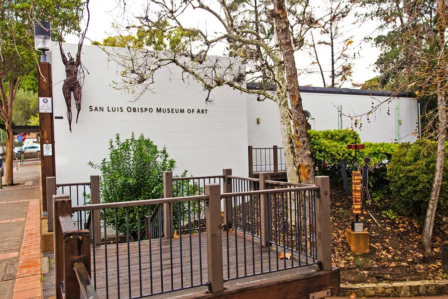 ART AFTER DARK Check out art on display at spots like the San Luis Obispo Museum of Art on the first Friday of the month. - PHOTO BY JASYON MELLOM