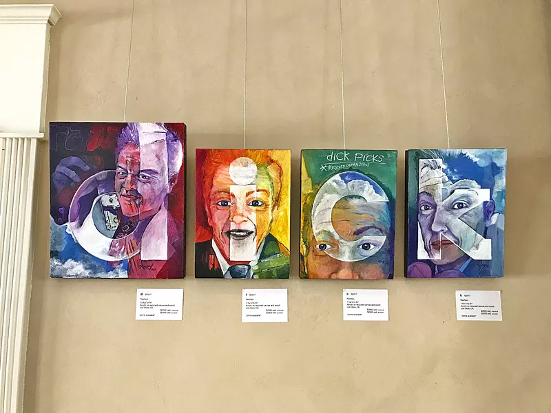 SPELL IT OUT Transgender artist RawfeyL's work in his most recent exhibit is largely made out of recycled canvases and repurposed materials. - IMAGE COURTESY OF RAWFEYL