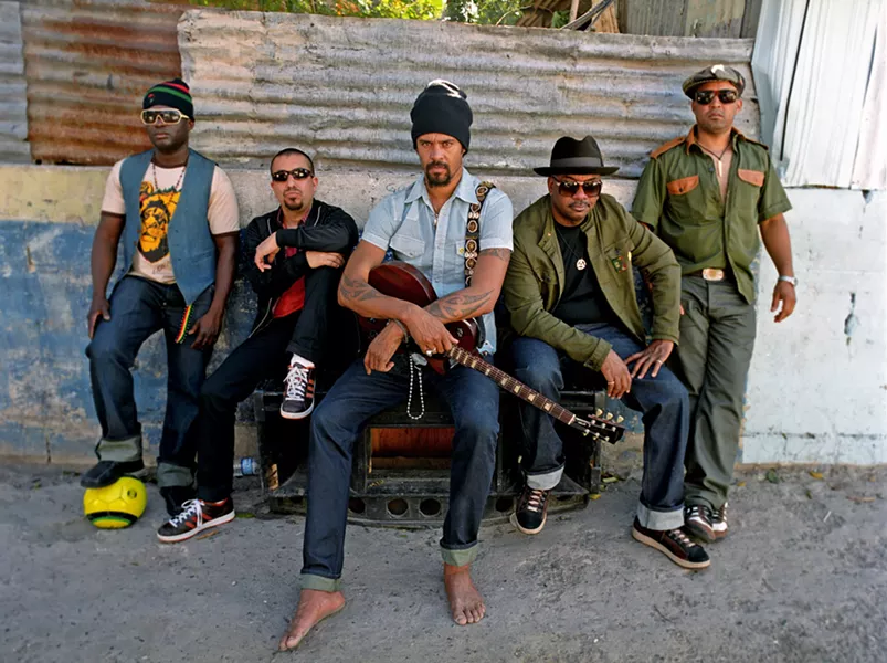 LOVING OUT LOUD Michael Franti & Spearhead (pictured) headlines the Whale Rock Music & Arts Festival on Sept. 16, and Jamestown Revival headlines Sept. 17. - PHOTO COURTESY OF MICHAEL FRANTI & SPEARHEAD