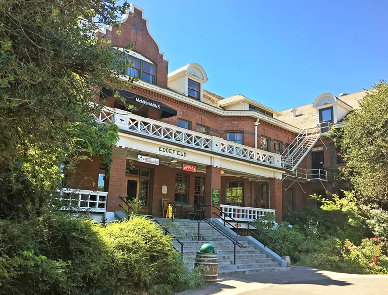 MANOR HOUSE Edgefield, a McMenamins' hotel near Portland, was built in 1911 as the county's poor farm. - PHOTOS BY GLEN STARKEY