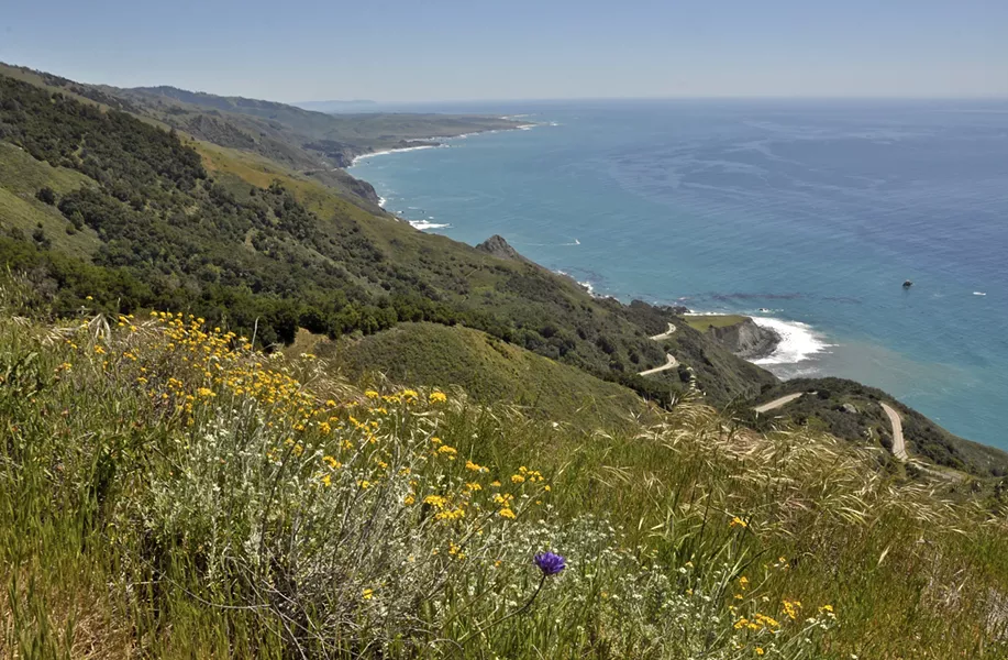 VIEWSHED A gander south toward Cambria from one of the perches afforded by a trek up the Buckeye Trail will make the climb worth the work. - PHOTO BY CAMILLIA LANHAM