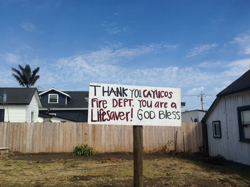 NO CHIEF The Cayucos Fire Department faces a staffing shortage as it hobbles toward dissolution. - PHOTO BY PETER JOHNSON
