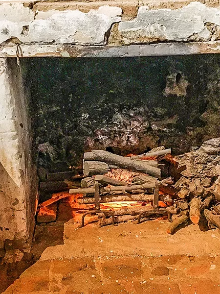 SCENE OF THE CRIME William Reed, the first to die, had his head staved in by an axe wielded by Sam Bernard, who hid it in a pile of firewood. - PHOTO BY GLEN STARKEY