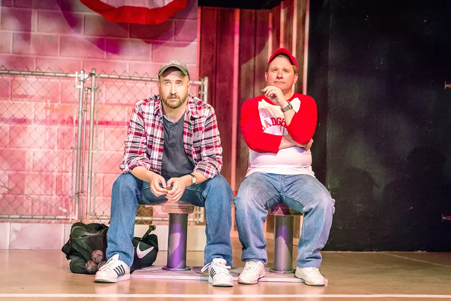 GAME OVER Despite its propensity for comical amounts of cheesiness, Rounding Third evolves into a relatable account of two men trying to make it through life's challenges while coaching baseball. - PHOTO COURTESY OF RYLO MEDIA DESIGN
