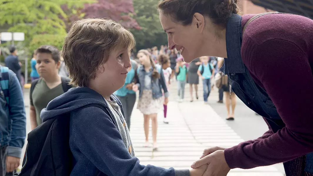 STAND OUT In Wonder, a young boy born with facial differences bravely starts public school for the first time. - PHOTO COURTESY OF LIONSGATE