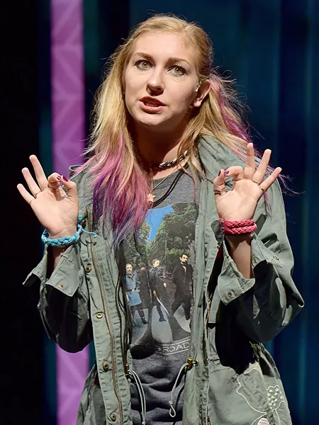 HOMETOWN GIRL Molly Dobbs, who plays Ellie in PCPA's production of Freaky Friday, shines as a worried mother in the body of her teenage daughter. - PHOTO COURTESY OF LUIS ESCOBAR REFLECTIONS PHOTOGRAPHY STUDIO