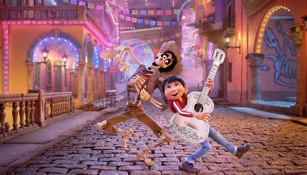 LOS MUERTOS In the animated film Coco, young Miguel journeys to the land of the dead to discover his family's long-held ban on music. - PHOTO COURTESY OF DISNEY/PIXAR