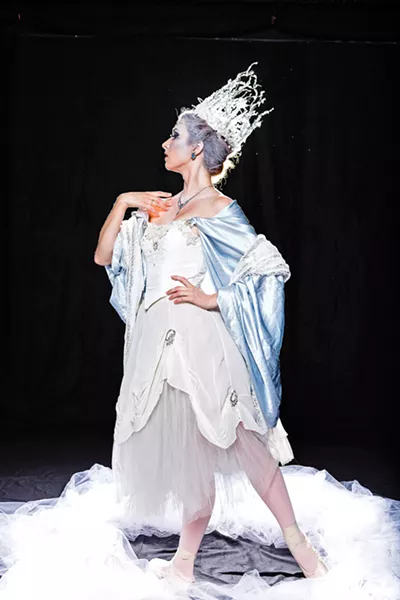 ICE COLD When the snow queen (Michelle McLaughlin, pictured) changes Kay for the worse, his best friend Greta must save him. - PHOTO COURTESY OF BALLET THEATRE SAN LUIS OBISPO