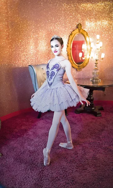 DOUBLE THREAT This year Civic Ballet's Davan Murphy will dance the parts of the sugarplum fairy and Clara, adding extra meaning to the story. - PHOTO COURTESY OF BARRY GOYETTE