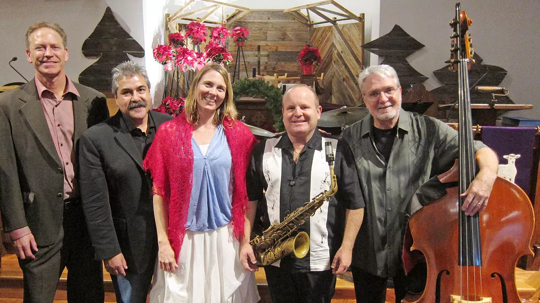 TIS THE SEASON Enjoy a Christmas Jazz Vespers with the George Garcia Quartet and vocalist Inga Swearingen at SLO's First Presbyterian Church on Dec. 17. - PHOTO COURTESY OF CRAIG UPDEGROVE