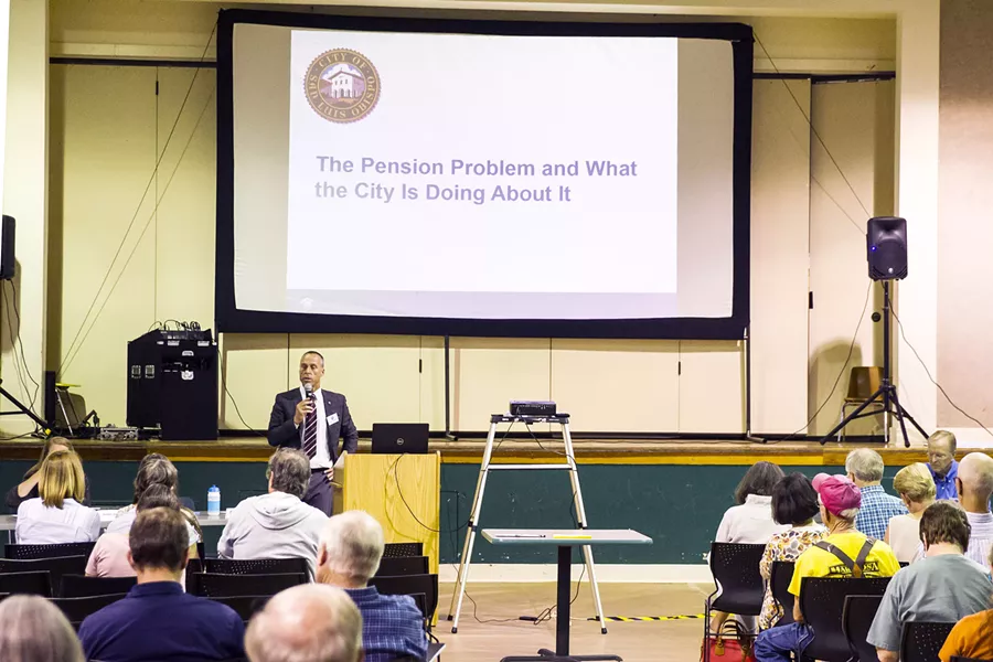 PENSION TENSION Pension debt is affecting nearly every government budget in SLO County. - FILE PHOTO BY JAYSON MELLOM